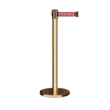 Retractable Belt Rolling Stanchion, 2.5ft Pol.Brass Post  11ft. NoPa